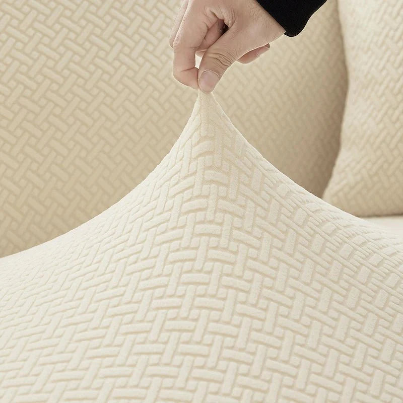 RELAXIO – Elastic sofa cover for living room seating furniture