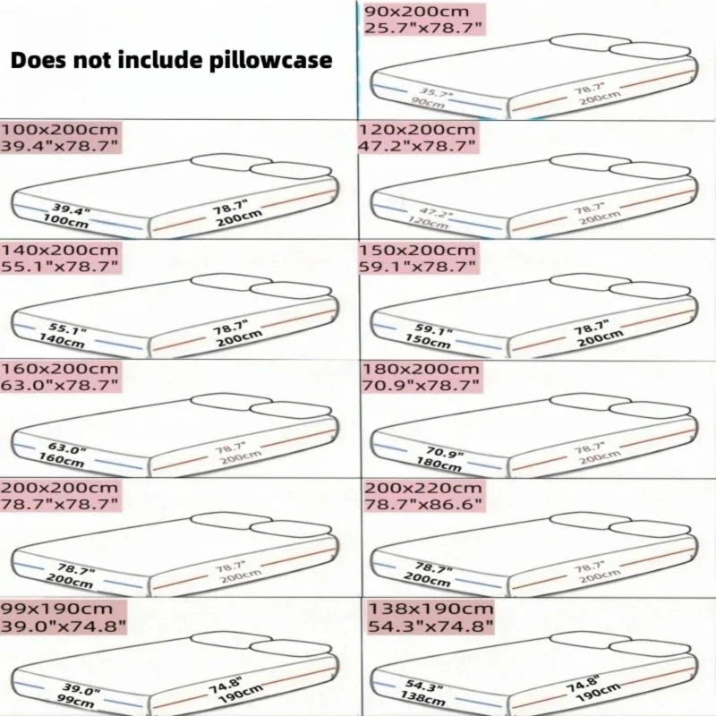 BETTSANFT – Cooling Satin Fitted Sheet for Breathable Comfort in Single Size