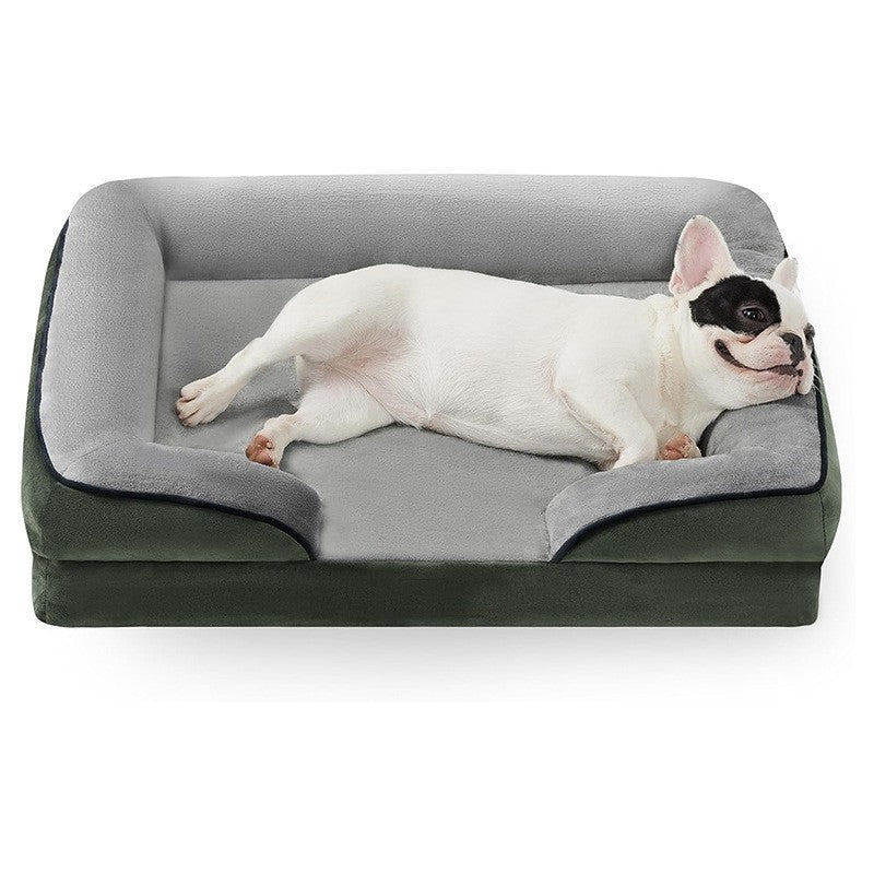 PETIQUE COMFORTBED – Orthopedic Dog Bed with Removable Velvet Cover