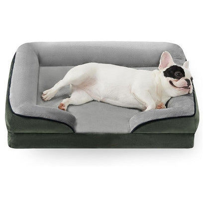 PETIQUE COMFORTBED – Orthopedic Dog Bed with Removable Velvet Cover