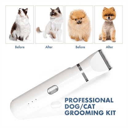 PetGroom Pro - 4-in-1 pet trimmer (coat & claw care in one device)