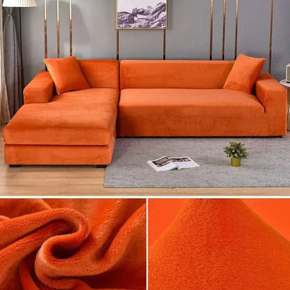 SamtLux sofa cover - Elastic & luxurious for every living room