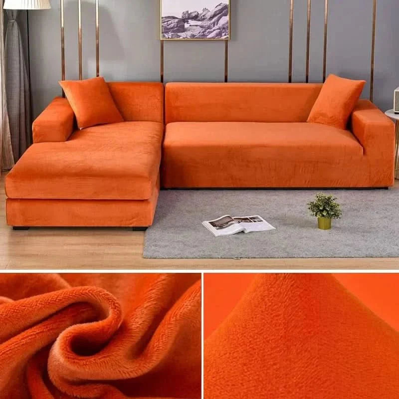 SamtLux sofa cover - Elastic & luxurious for every living room