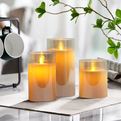 SafeGlow candles – wireless set for warm, safe light
