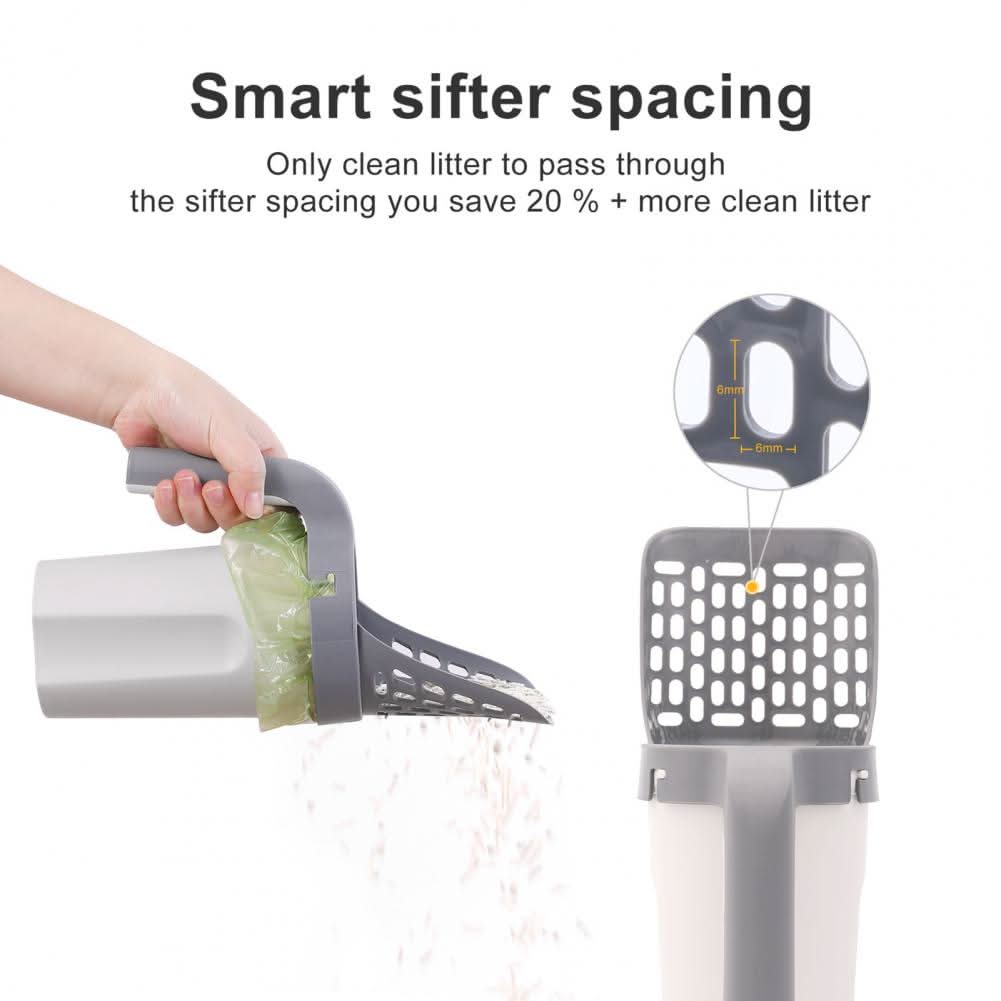 EASYSCOOP - Hygienic cat scoop with odour-stop function