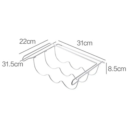 ROLLRACK – Space-saving rolling bottle holder for refrigerator shelves