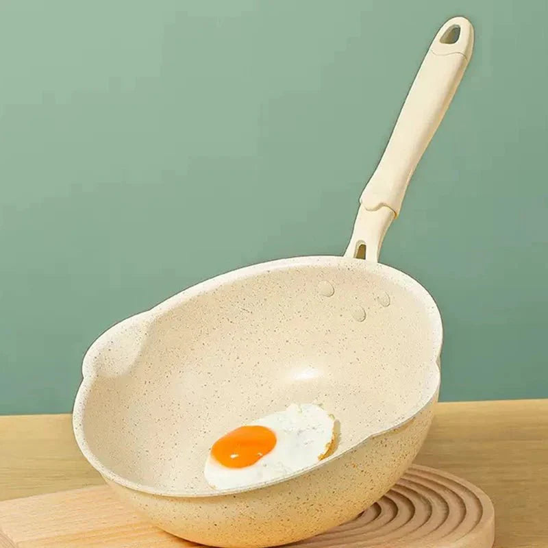 MAIFANTRIQ – Deep Non-stick Wok with Maifan Stone Coating made of Aluminum Alloy for All Stove Types