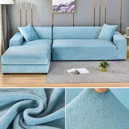 SamtLux sofa cover - Elastic & luxurious for every living room
