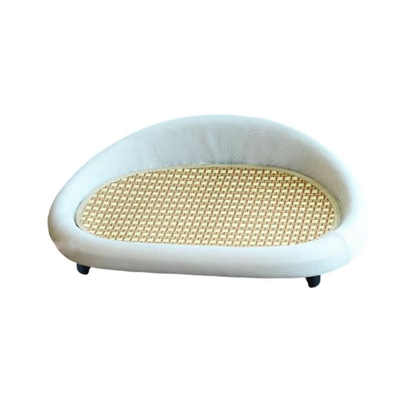 VelvetPaws Den – Stylish retreat with scratching surface & cozy cushion