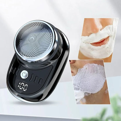 Razorgo Mini Shaver - Compact USB shaver for travelling with digital battery display