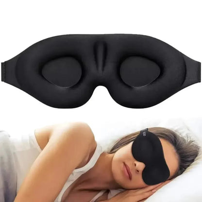 DREAMSHADE – 6D Light-Blocking Memory Foam Sleep Mask for Deep Sleep