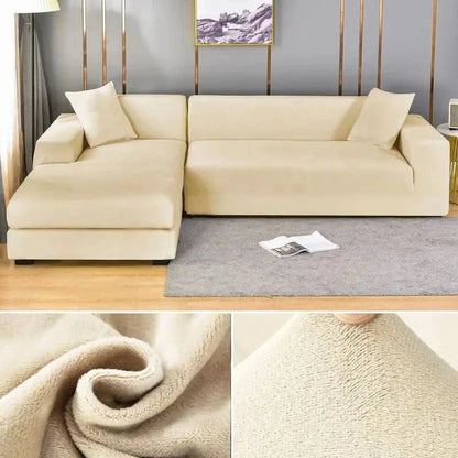 SamtLux sofa cover - Elastic & luxurious for every living room