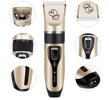 PETTS GROOMER - Professional dog trimmer with brush for all coat types