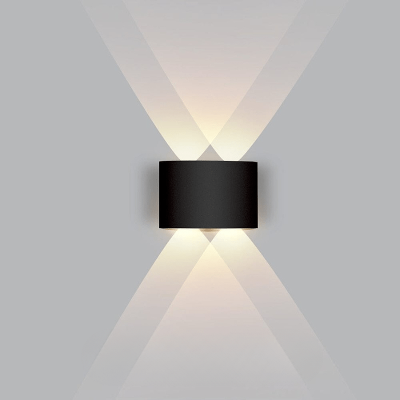 Waterproof LED outdoor wall light - Elegant & energy-efficient outdoor lighting made of aluminium