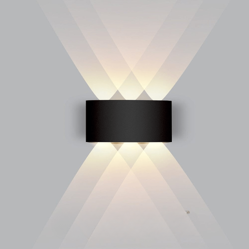 Waterproof LED outdoor wall light - Elegant & energy-efficient outdoor lighting made of aluminium