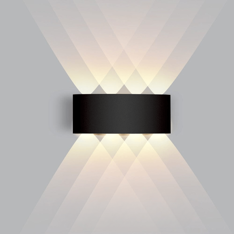 Waterproof LED outdoor wall light - Elegant & energy-efficient outdoor lighting made of aluminium