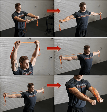 PowerBand - resistance band set for pull-ups & strength training