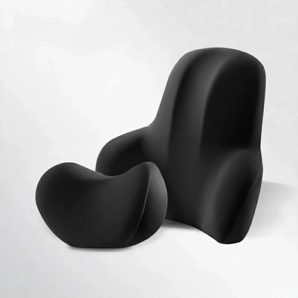 AUTOERGON – Memory Foam Auto Neck & Lumbar Support for Ergonomic Seating Comfort