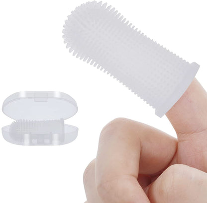 PAWCLEAN PRO - 360° silicone finger toothbrush for safe dental care for dogs
