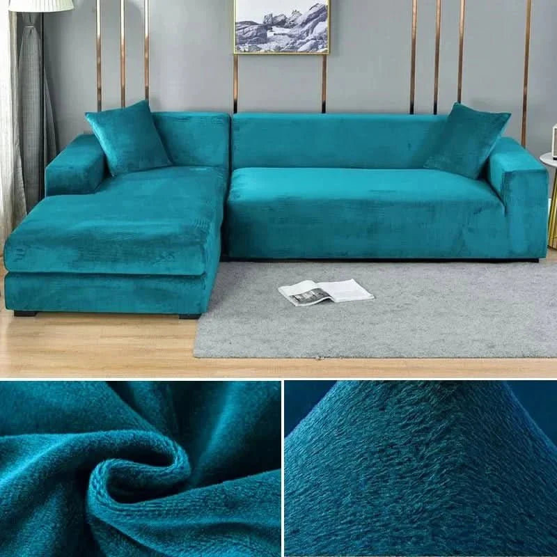 SamtLux sofa cover - Elastic & luxurious for every living room