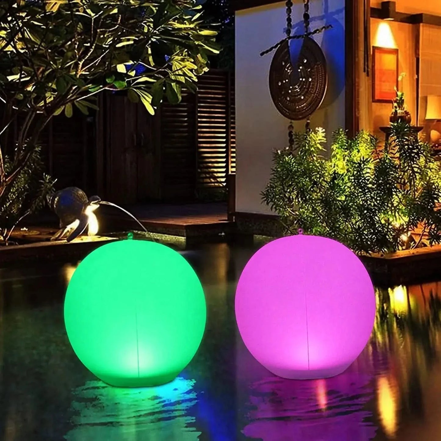 LumaFloat Solar Sphere - Colour-changing floating LED lamp