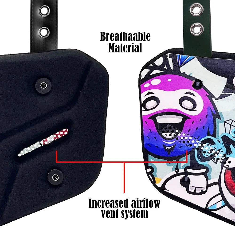 GRIDGUARD – American Football back protection plate for adults with shock absorption & ventilation system