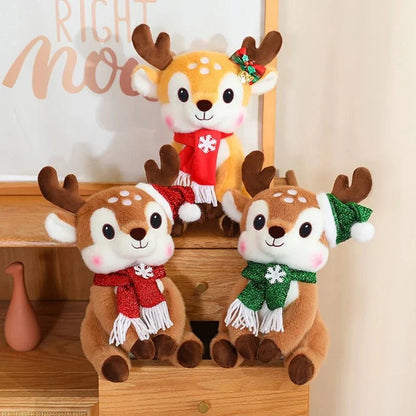 CUDDLESCARF – Charming Christmas plush doll with cartoon design