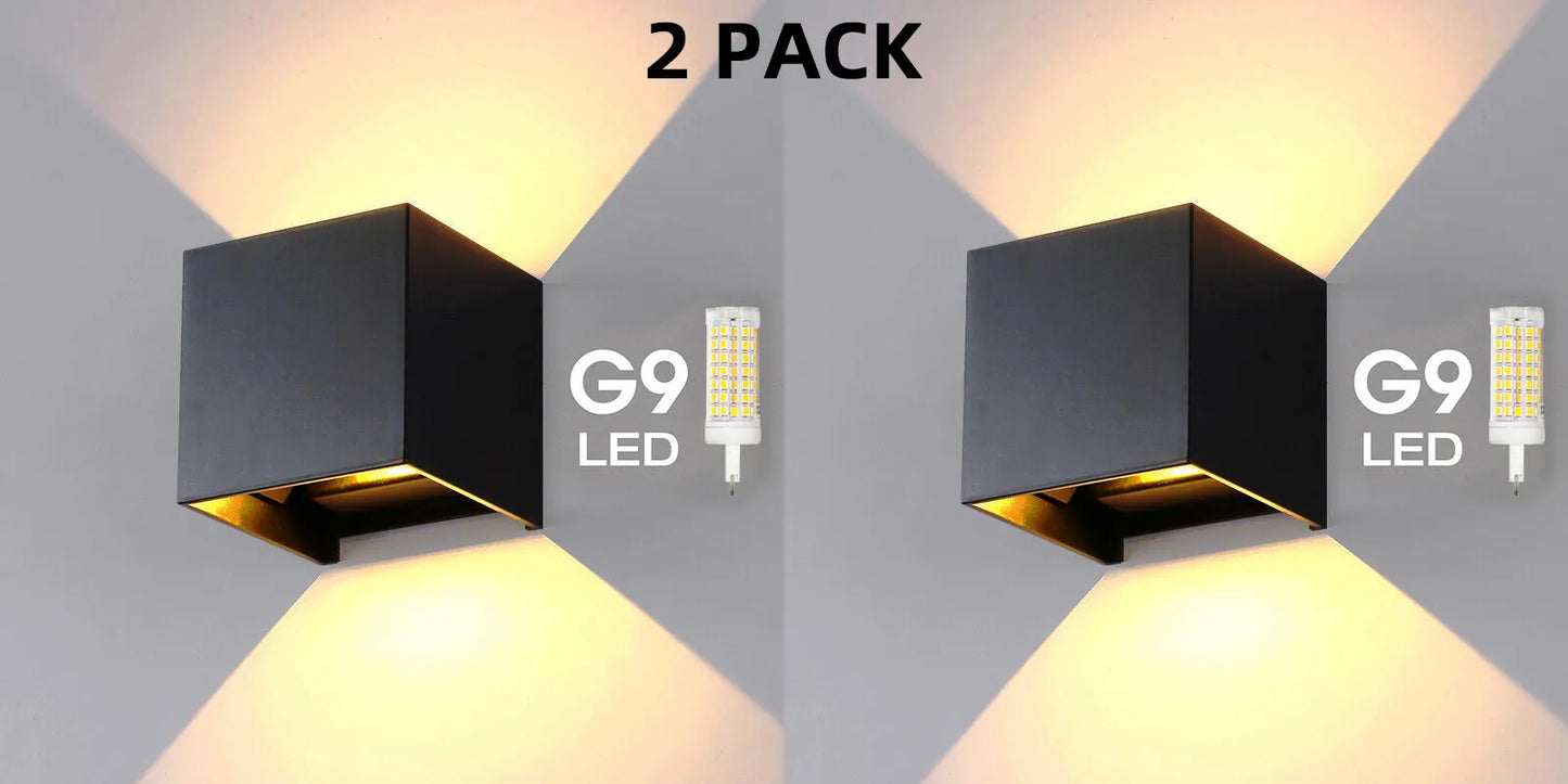 BRIGHTBOX – Modern waterproof LED wall light IP65 made of aluminum