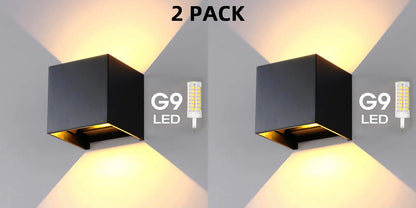 BRIGHTBOX – Modern waterproof LED wall light IP65 made of aluminum