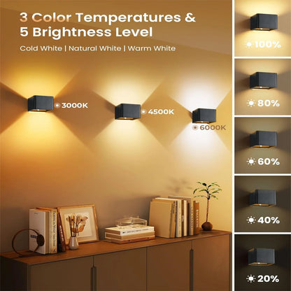 SENSEARC – Wireless LED Wall Light with Motion Sensor & 4000 mAh Battery