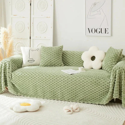 CHENILLO – Plush Chenille Sofa Cover with Anti-Scratch Protection
