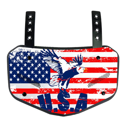 GRIDGUARD – American Football back protection plate for adults with shock absorption & ventilation system