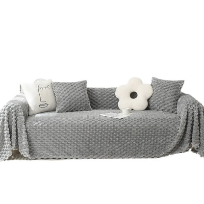 CHENILLO – Plush Chenille Sofa Cover with Anti-Scratch Protection