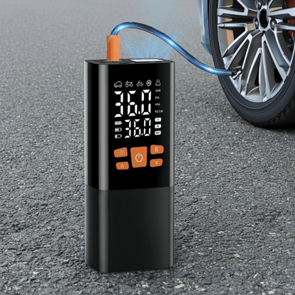 INFLATIQ – Portable 180 PSI Air Compressor with 25000mAh Battery & Digital Pressure Display