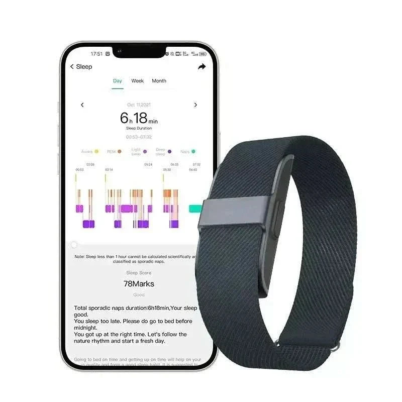 HealthTrack - IP68 fitness tracker with heart rate & O2 measurement