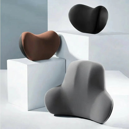 AUTOERGON – Memory Foam Auto Neck & Lumbar Support for Ergonomic Seating Comfort