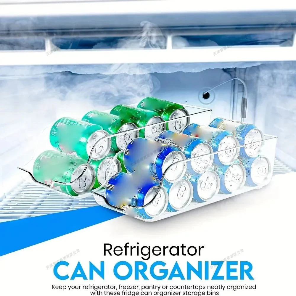 CHILLRAIL – Compact Can Organizer for Refrigerator & Freezer Compartment