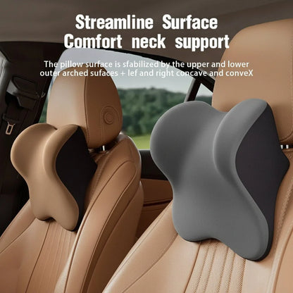 MEMORIDE – Memory Foam Car Neck & Lumbar Pillow for Maximum Comfort
