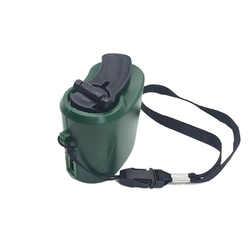 CRANKCHARGE – Portable Hand Crank Emergency Charger with USB & LED