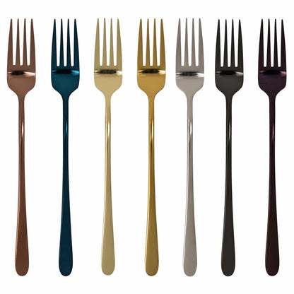 Lustora – Noble dining fork with robust, shiny coating
