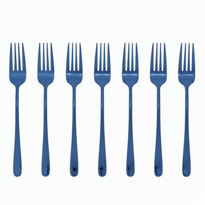 Lustora – Noble dining fork with robust, shiny coating