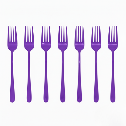 Lustora – Noble dining fork with robust, shiny coating