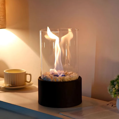 SleekFlame - Table fireplace without smoke for stylish indoor & outdoor use