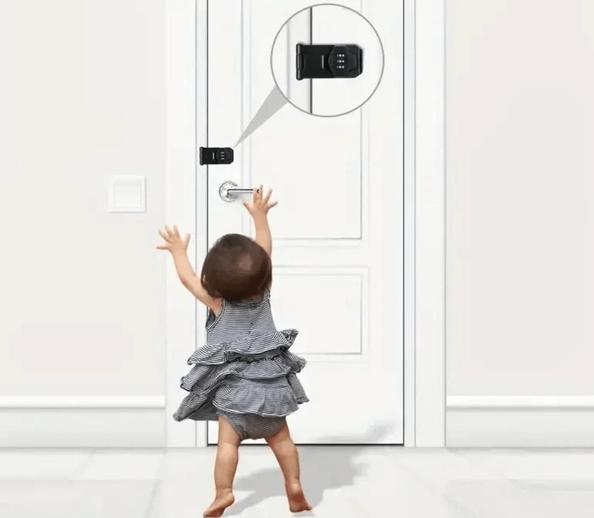SecureLock – Keyless Combination Lock made of Zinc Alloy & Iron