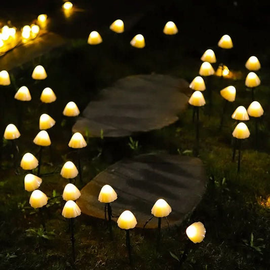LUMINA MUSHROOM - Solar-powered LED mushroom lights for a magical garden atmosphere