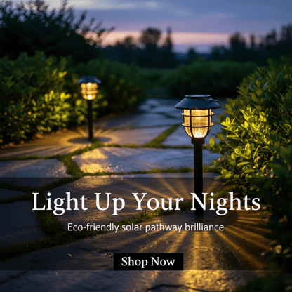 SUNTRAIL – Solar-powered LED garden path lights for safe outdoor lighting