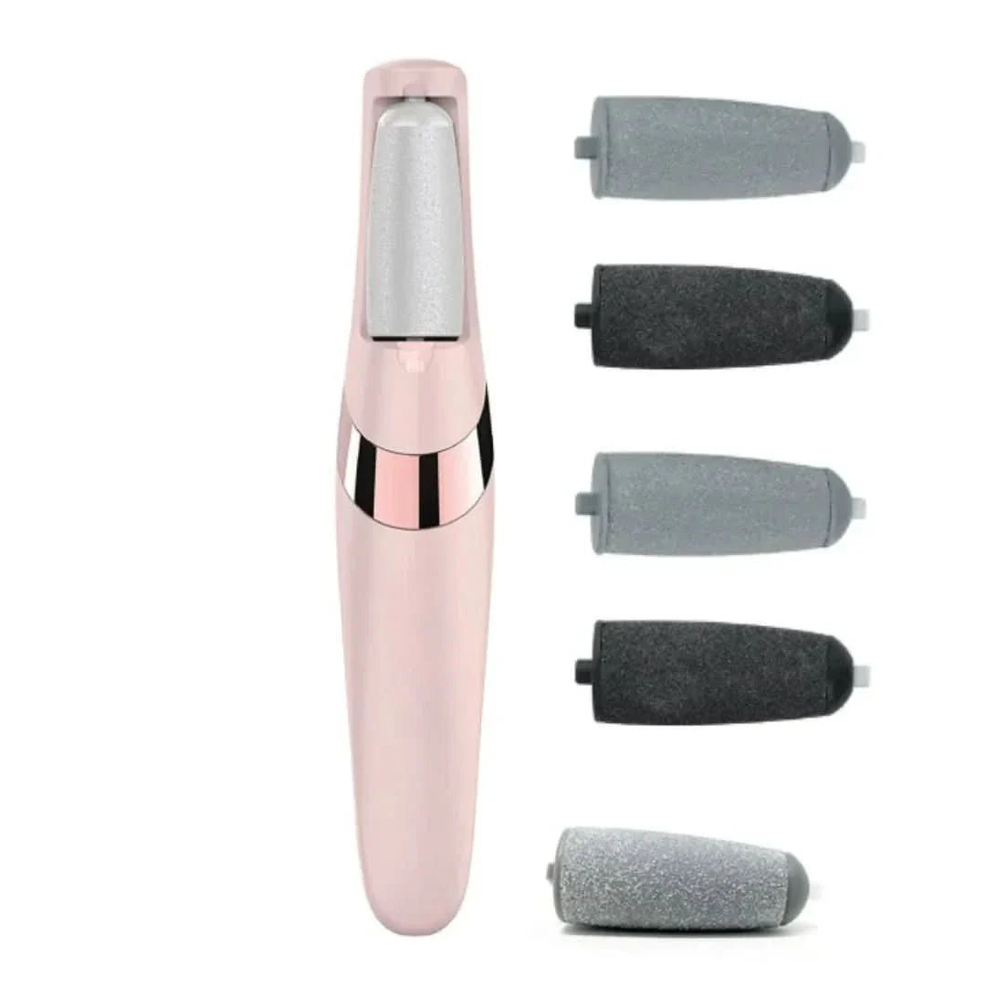 Pediluxe - Electric foot care device with dual-speed motor for smooth & silky feet