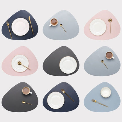 LUXPLACER – Heat-Resistant PU Leather Placemat for Clean & Stylish Dining