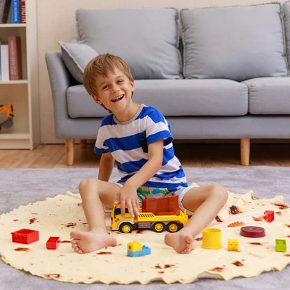 TACO HUG – Cozy Taco Flannel Blanket with Funny Tortilla Design
