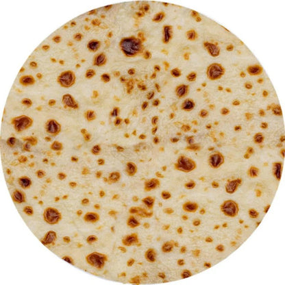 TACO HUG – Cozy Taco Flannel Blanket with Funny Tortilla Design